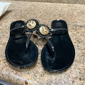 Tory Burch jelly flip flops size 9